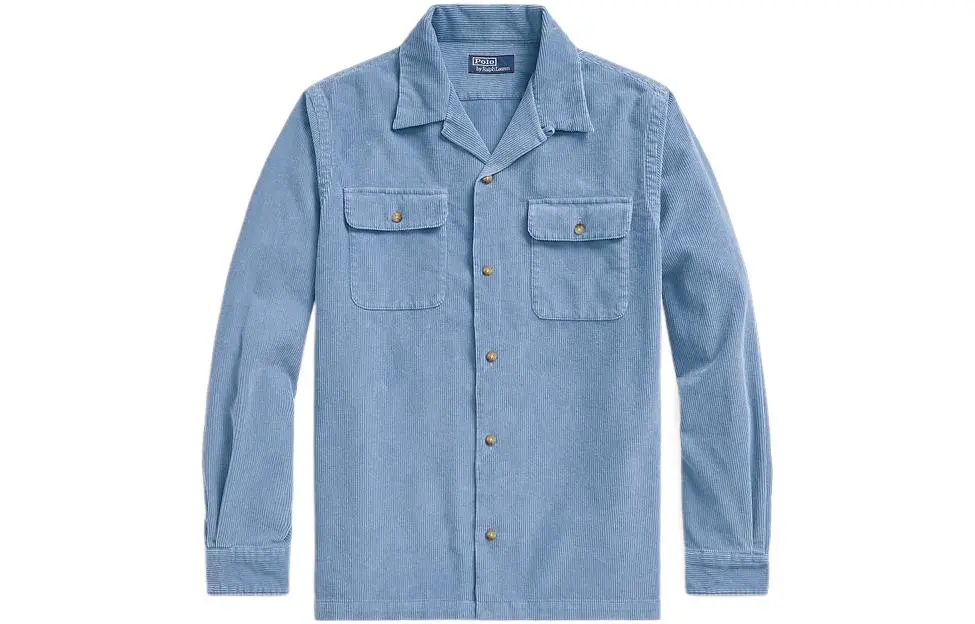 Polo Ralph Lauren FW22 Shirt Classic Version Men's Blue