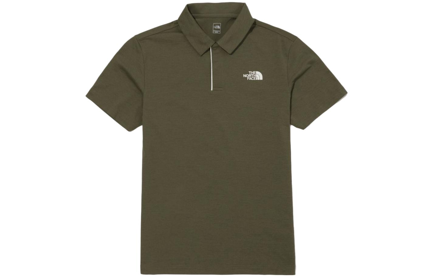 Мужская футболка The North Face (темно-зеленая)