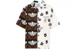 PRADA Shirts Men's White Lapel Moderate Other