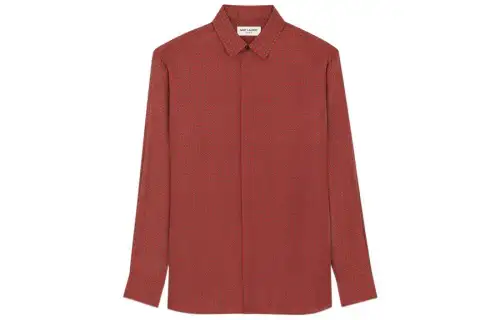 SAINT LAURENT SS22 Shirt Men's Red