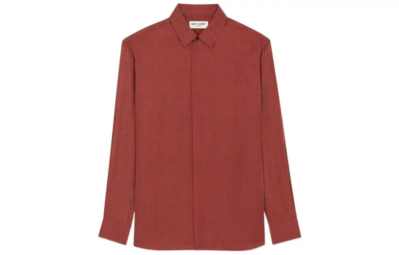 SAINT LAURENT SS22 Shirt Men's Red