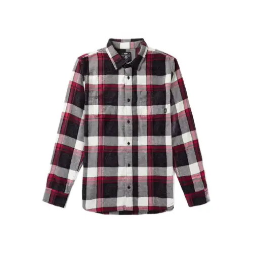 Vans Shirts Men's Burgundy Lapel Moderate Other