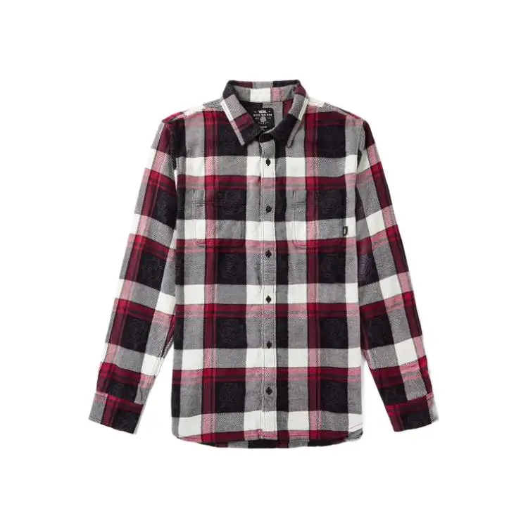 Vans Shirts Men's Burgundy Lapel Moderate Other