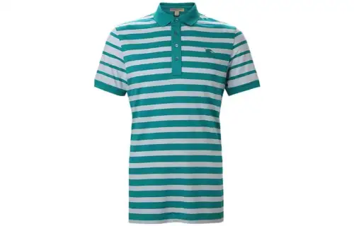 Burberry Polo Shirt Men's Green
