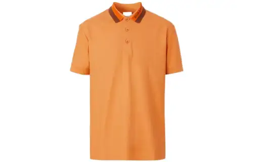 Burberry SS23 Polo Shirt Men's Orange