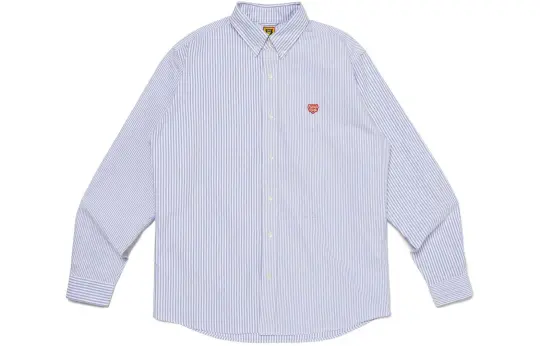 HUMAN MADE Logo-appliqué Striped Shirt