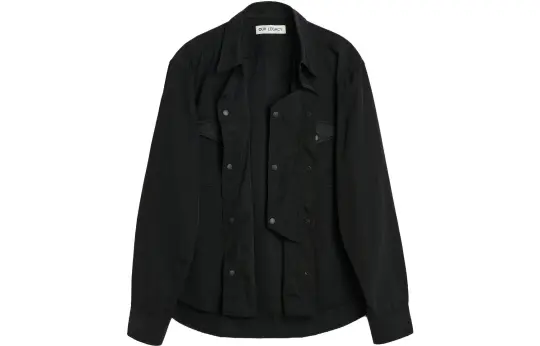 OUR LEGACY Shirts Men's Black Lapel Moderate Shirt