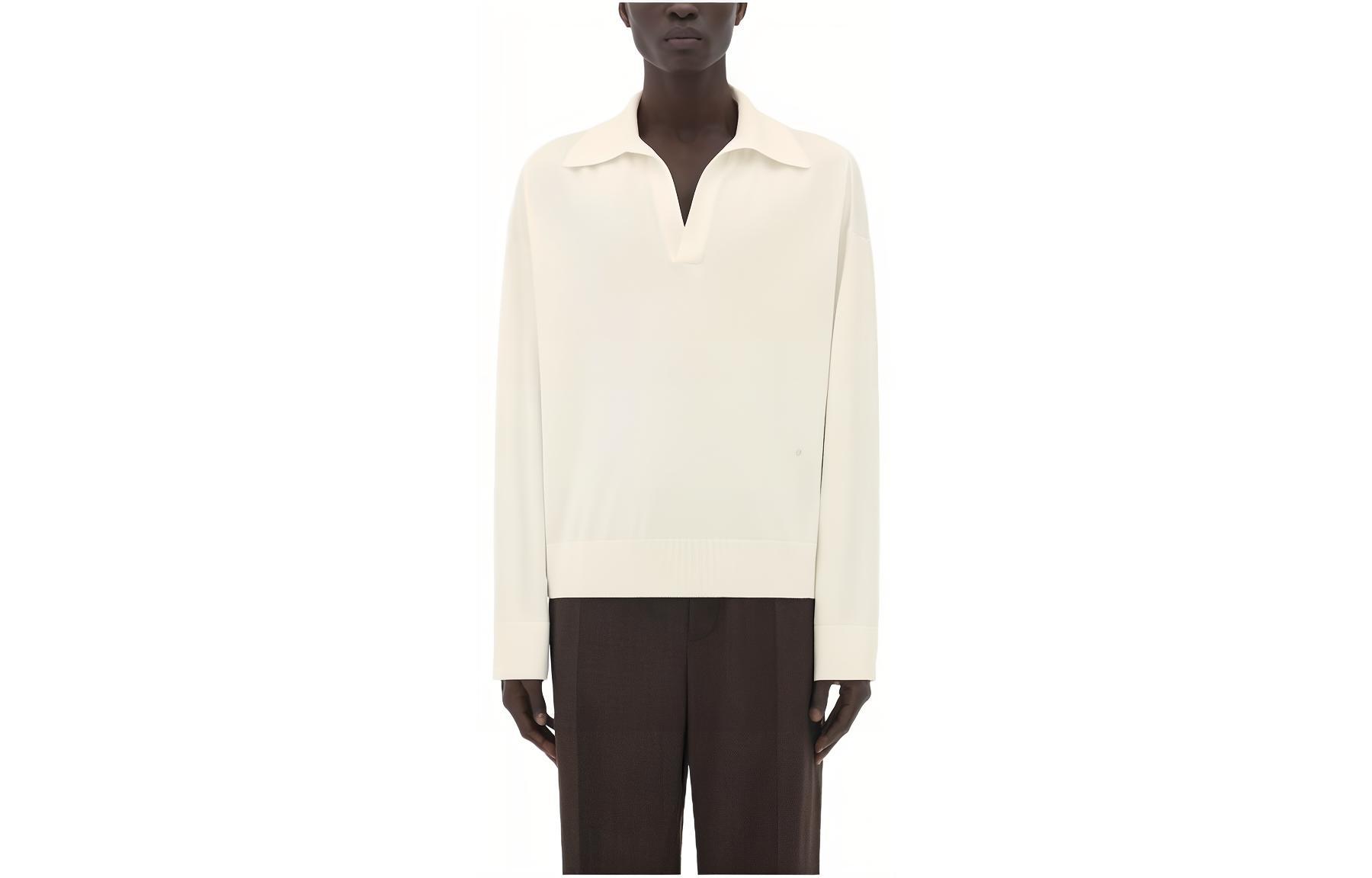 Bottega Veneta Polo Shirt Men's Chalk
