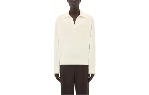 Bottega Veneta Polo Shirt Men's Chalk