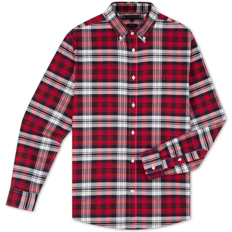 Tommy Hilfiger Shirts Men's Lapel Moderate Straight Fit