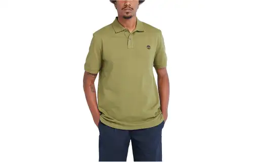 Timberland Polo Shirt Men's Olive