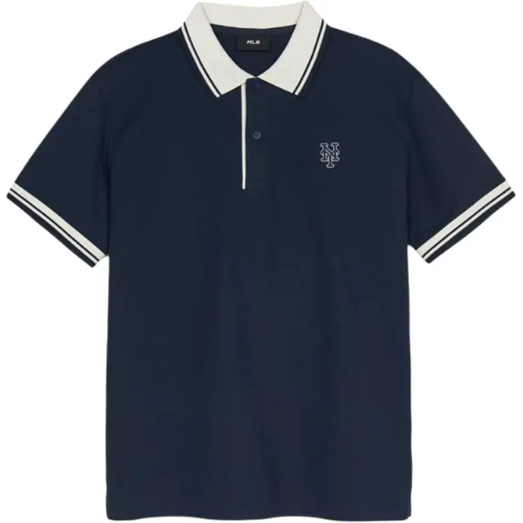 MLB Polo Shirt Unisex Marine Blue