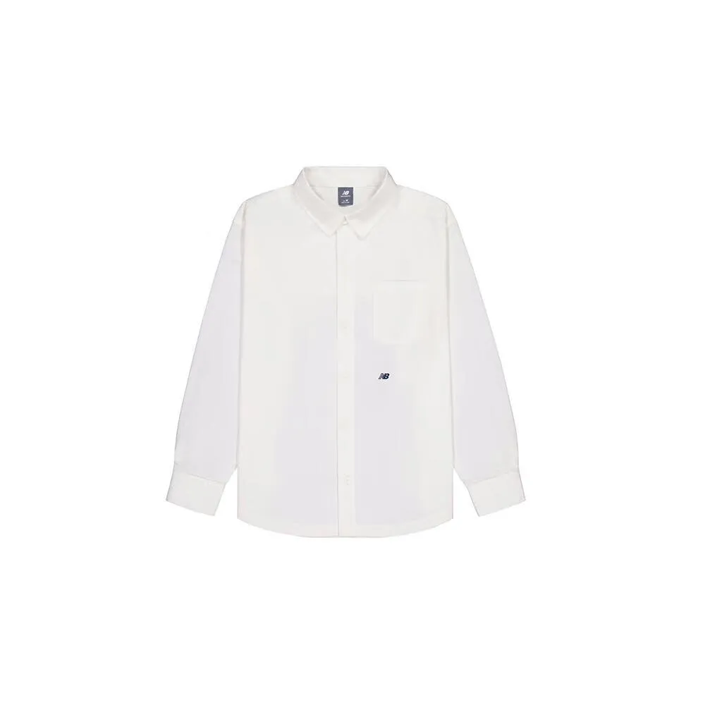 New Balance Shirts Men's White Crew Neck Moderate