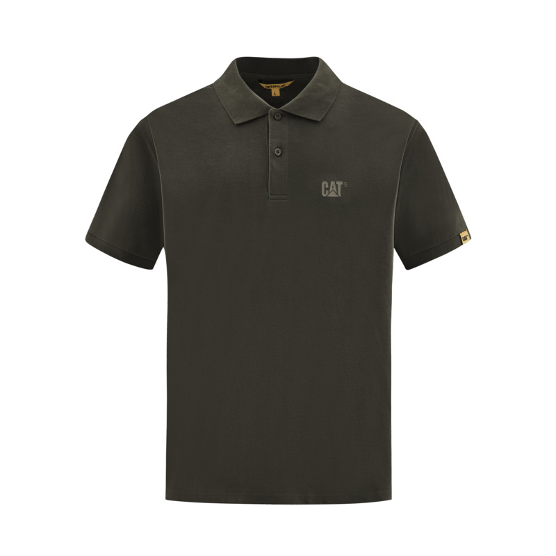 Рубашка CAT SS25 Polo (бежевый) — фото 11