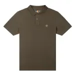 Timberland SS25 Polo Shirt Men's Dark Olive Green