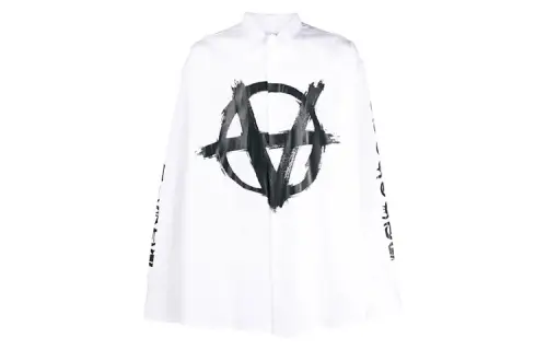 Vetements Shirts Unisex White Lapel Moderate Other