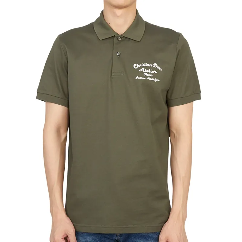 DIOR Homme Logo Embroidered Polo Shirt