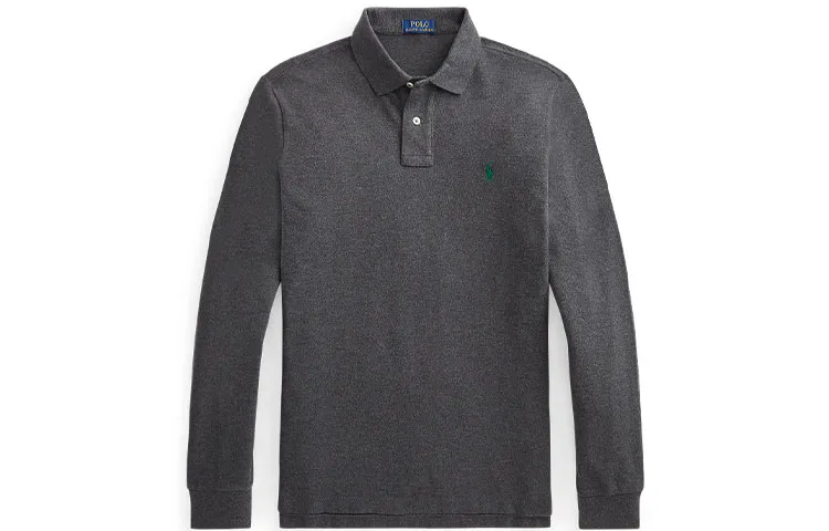 Polo Ralph Lauren FW22 Polo Shirt Custom Slim Fit Men's Gray