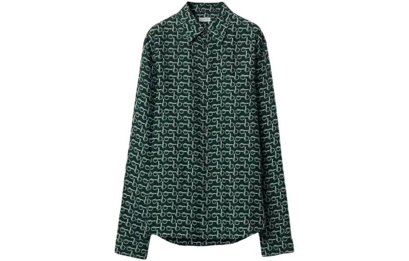 Burberry B Printed Silk Shirt
