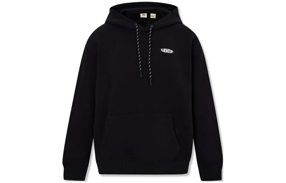Levi's Sweatshirts Men's Black Hooded Moderate Other