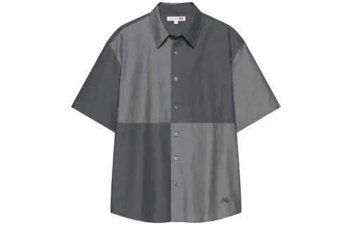 UNIQLO X JW Anderson Uniqlo Jw Anderson Co Branded Series Shirts Men's Asphalt Gray Polo Collar Moderate Other