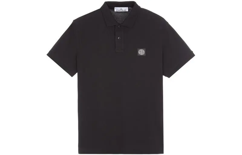 STONE ISLAND Compass motif Polo Shirt