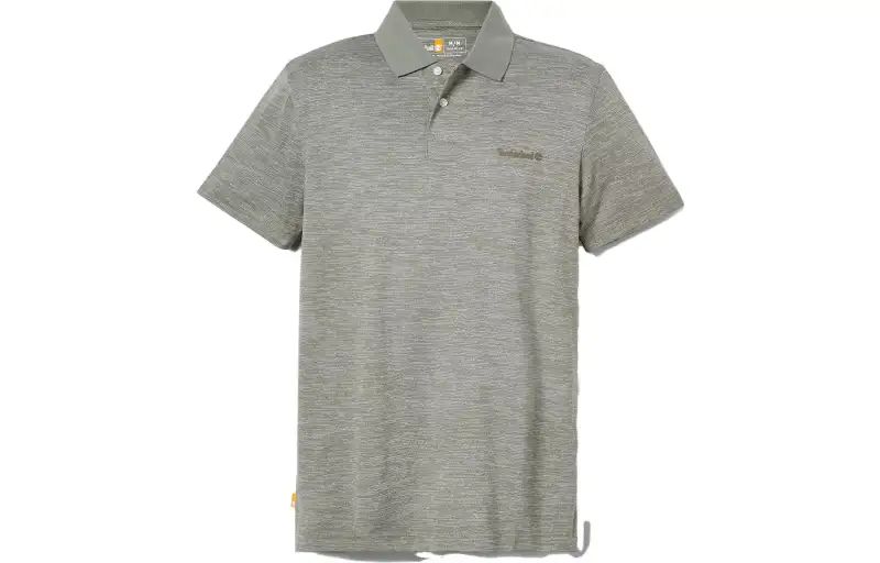 Timberland Polo Shirts Men's Earth Mixed Color Polo Collar Moderate Straight Fit