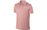 Nike Polo Shirts Men's Pink Polo Collar Moderate Straight Fit