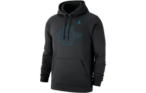 Jordan Sweatshirts Men's Black Hooded Moderate Regular