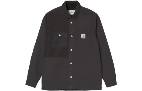 Carhartt WIP Shirts Men's Black Polo Collar Moderate Other