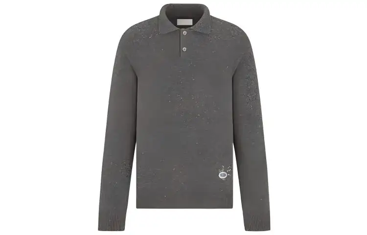 DIOR FW22 Polo Shirt Men's Gray