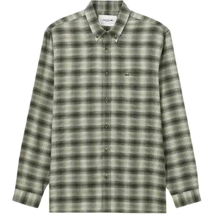 Мужская рубашка LACOSTE (зеленая)