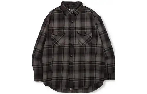 A BATHING APE Shirts Men's Polo Collar Moderate Other