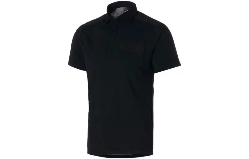 PUMA Polo Shirts Men's Black Polo Collar Moderate Straight Fit