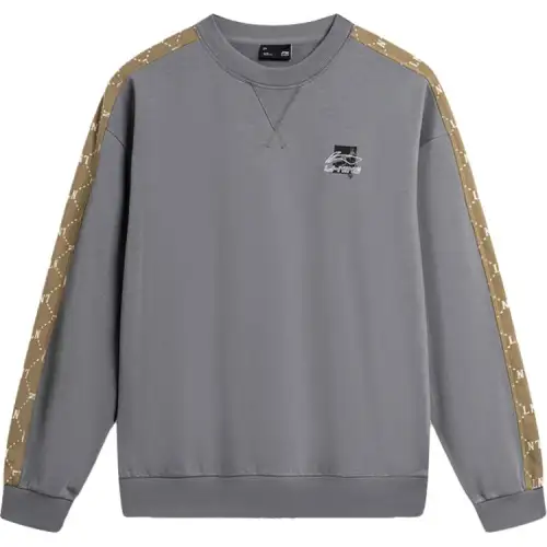 Li Ning Sports Life Collection Sweatshirt Men's Shade 9 Gray