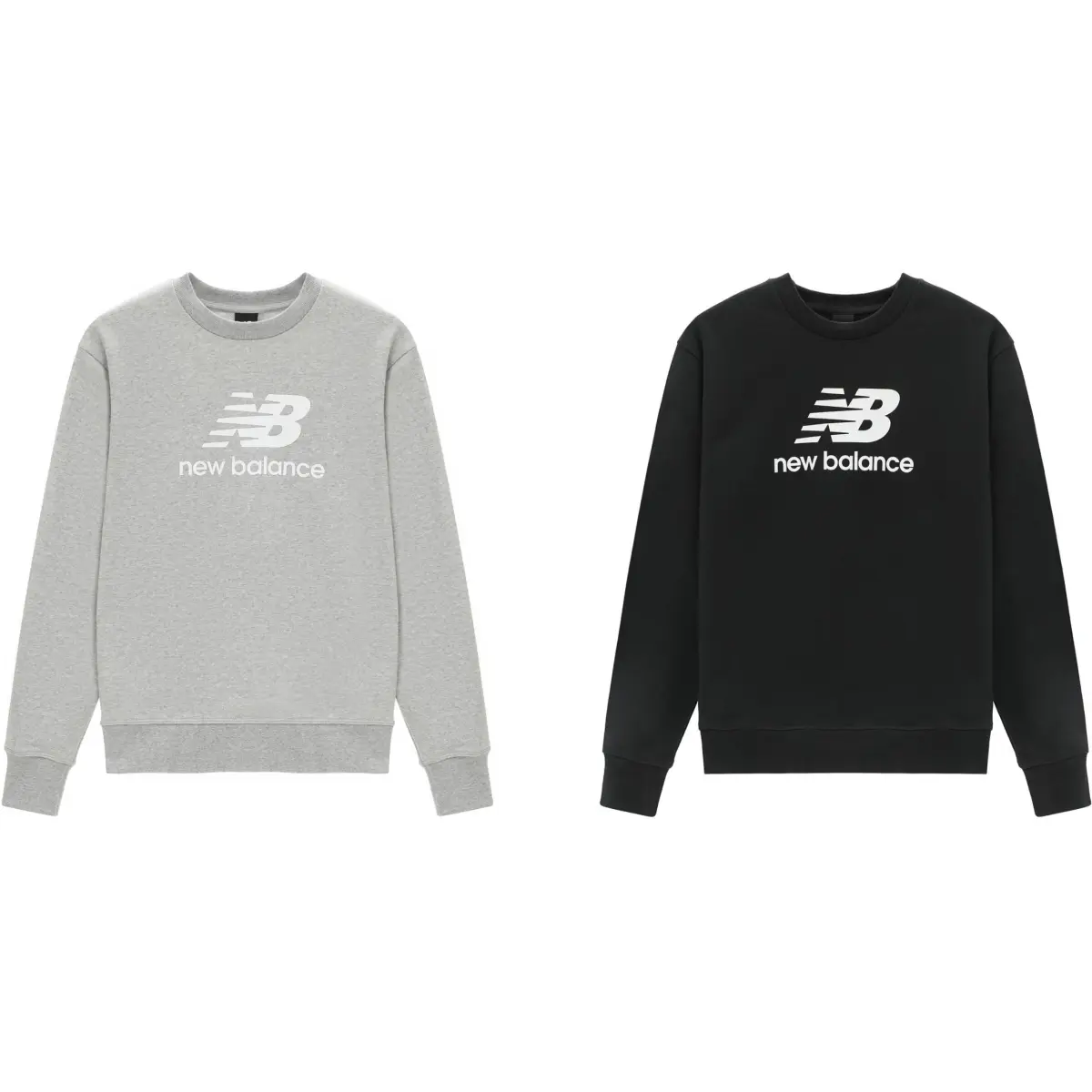 New Balance Sweatshirt Unisex 2 Pack Black+Gray