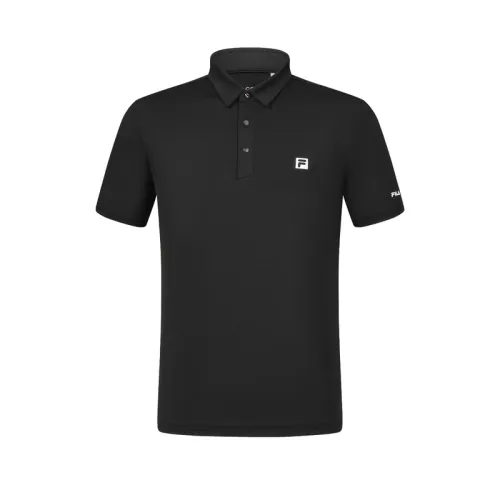 FILA Golf Polo Shirt Men's Pitch Black