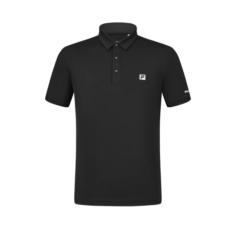 FILA Golf Polo Shirt Men's Pitch Black