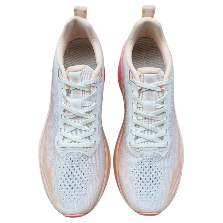 Erke Slip Resistant, Abrasion Resistant, Breathable Low top Casual Running Shoes Women’s White Pink