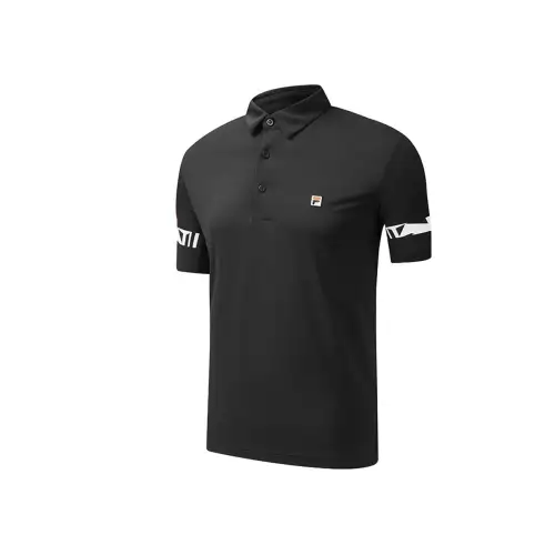 FILA Polo Shirt Men's Pitch Black