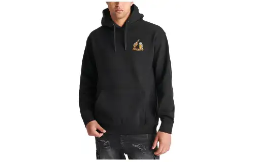 Vans Sweatshirts Men's Black Hooded Moderate Regular