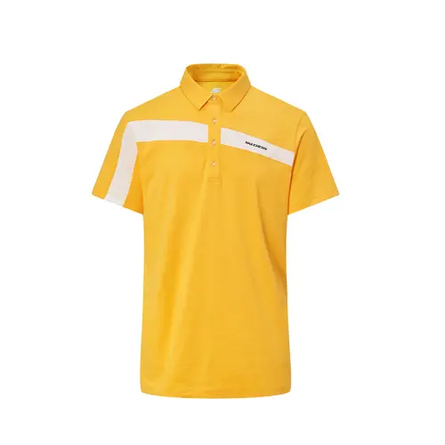 Skechers Polo Shirts Men's Saffron Polo Collar Thin Straight Fit