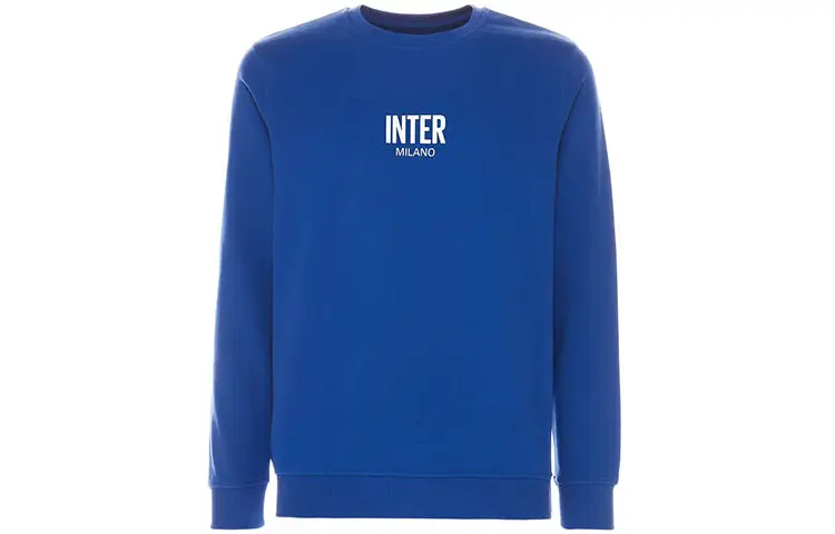 Inter Milan Football Club IM CREWNECK TARGET SWEATSHIRT printed letters large logo on the back round neck long-sleeved sweatshirt men's royal blue