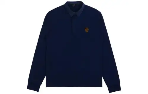 GUCCI SS23 Polo Shirt Men's Marine Blue