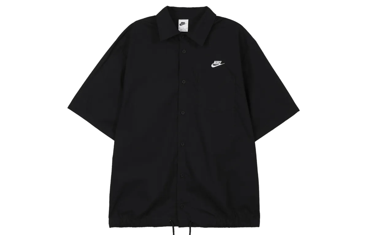 Nike Club Shirts Men's Black Moderate