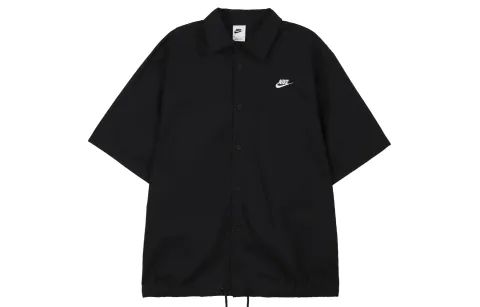 Nike Club Shirts Men's Black Moderate