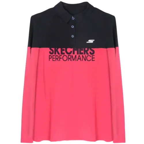 Skechers Polo Shirts Men's Rose Red Polo Collar Moderate Other