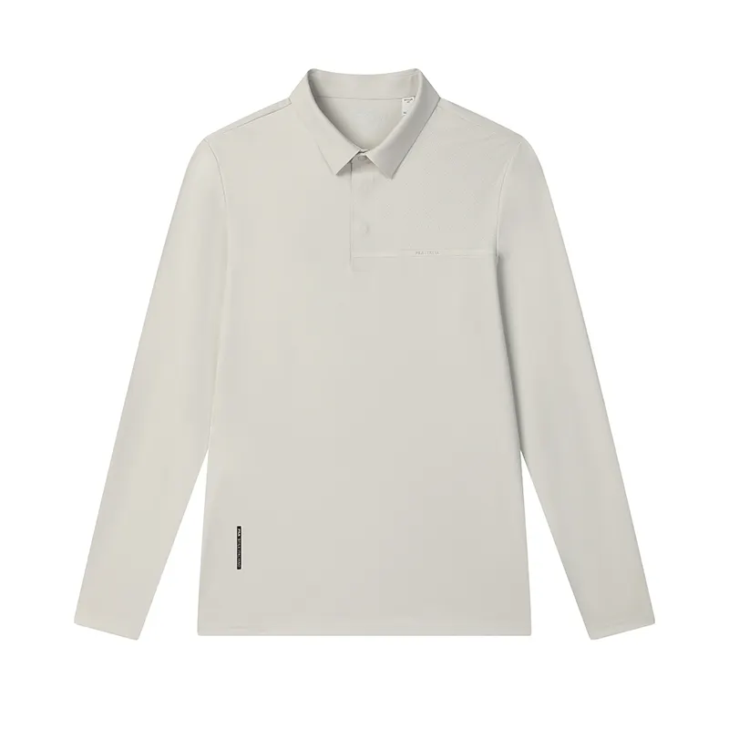 FILA WHITE Polo Shirt Men's Elegant Gray