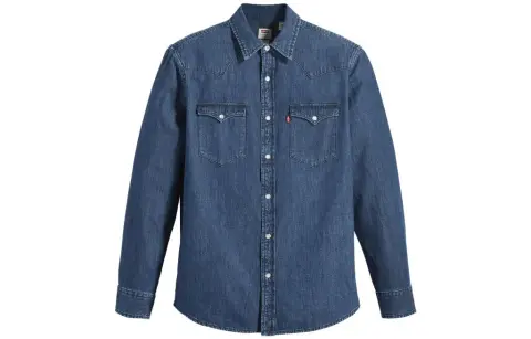 Levi's Shirts Men's Dark Blue Moderate