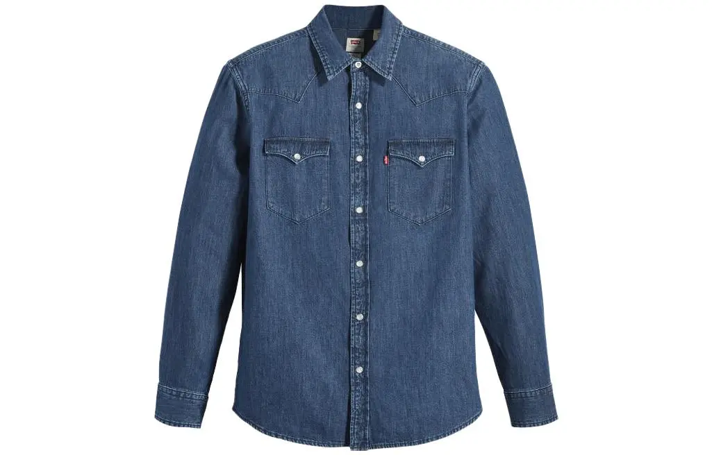 Levi's Shirts Men's Dark Blue Moderate